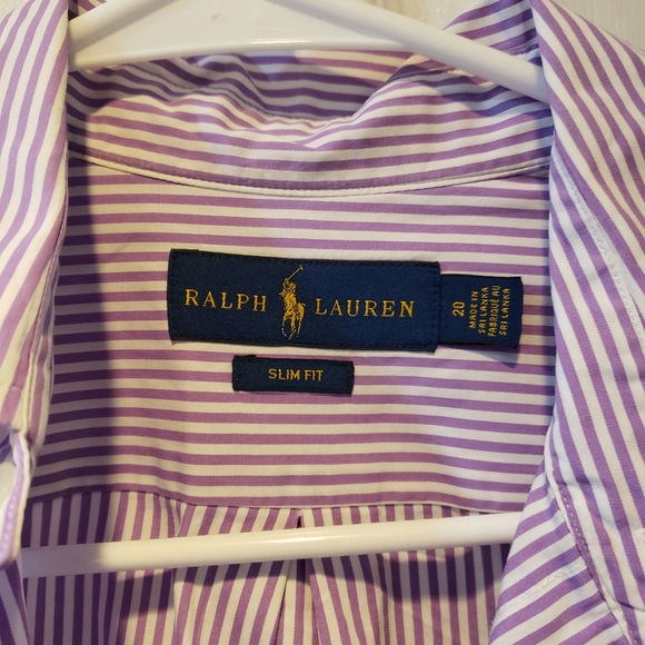 Ralph Lauren stripped big boys dress shirt - Picture 4 of 4